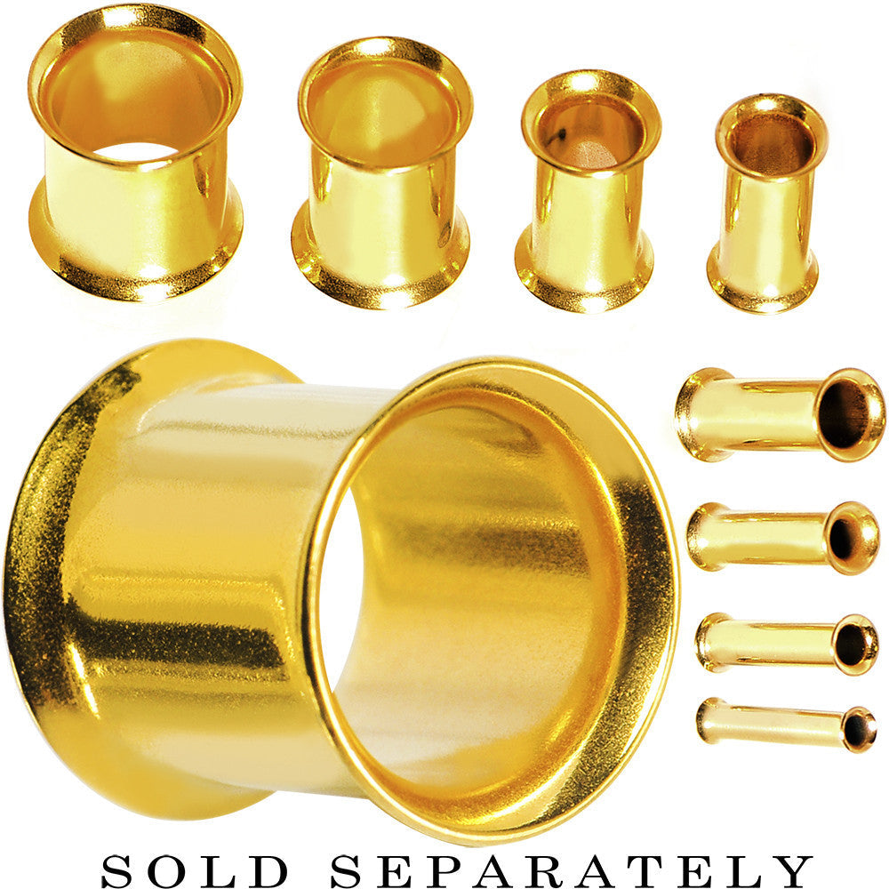 12G Gold Plated Double Flare Tunnel