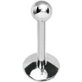 16G 3/8 Internally Threaded 3mm Ball Labret