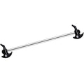 14G Clear Gem Black Halloween Witch Hat Industrial Barbell 38mm