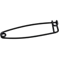 16G Black Punk Rock Safety Pin Industrial Barbell 38mm