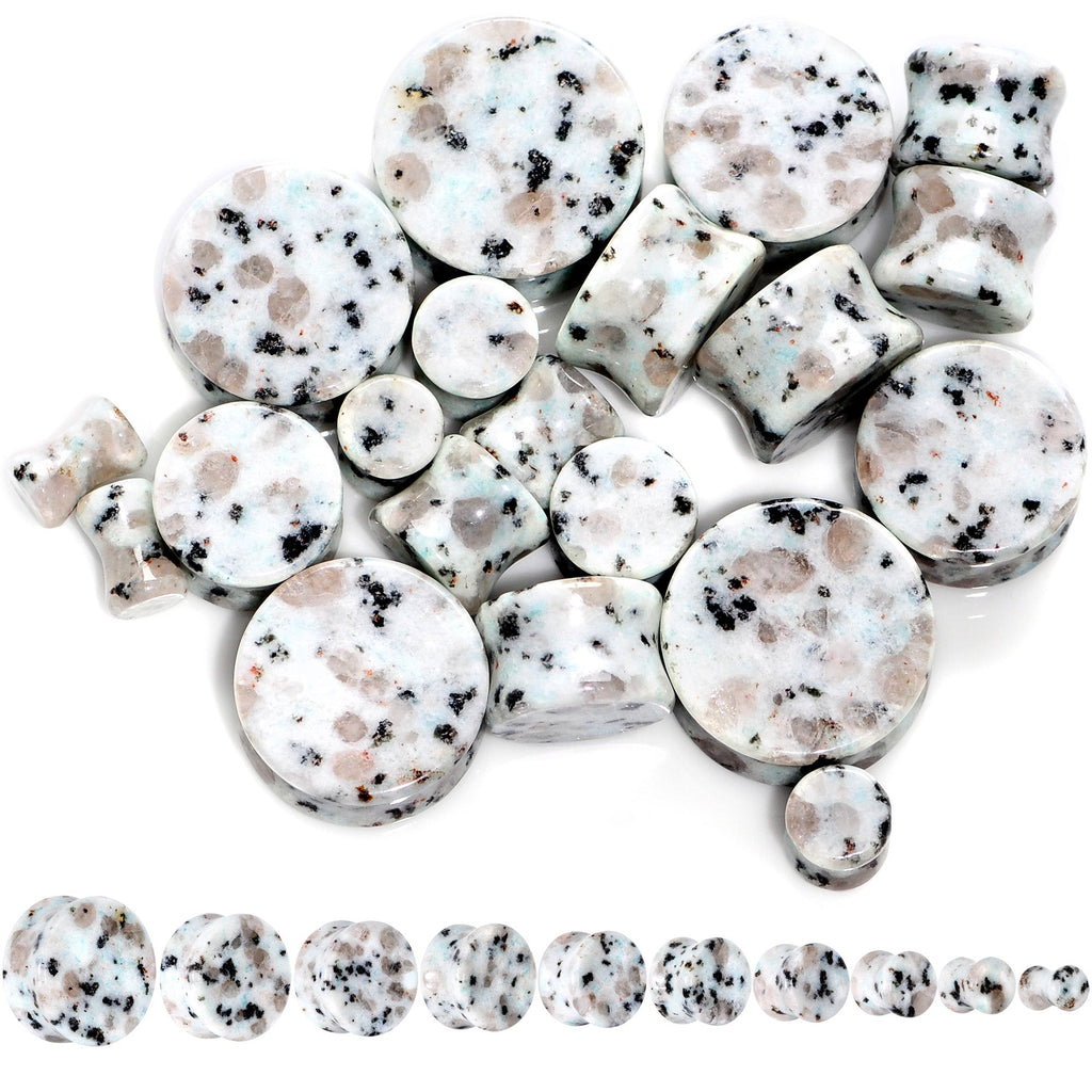 Natural Tianshan Jade Stone Saddle Plug Set