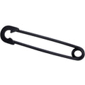 14G Black Matte Punk Rock Safety Pin Industrial Barbell 38mm