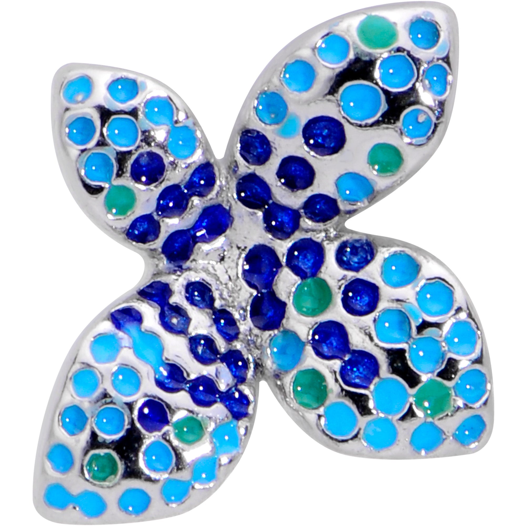 16G 1/4 Glamour Butterfly Labret Tragus