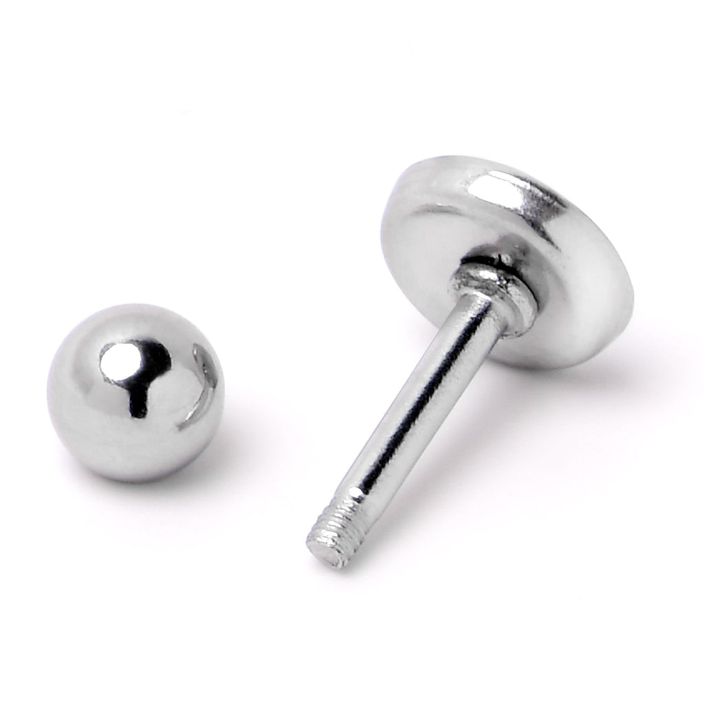 16G 1/4 Inlay Patriotic Kissy Lips Cartilage Tragus Earring