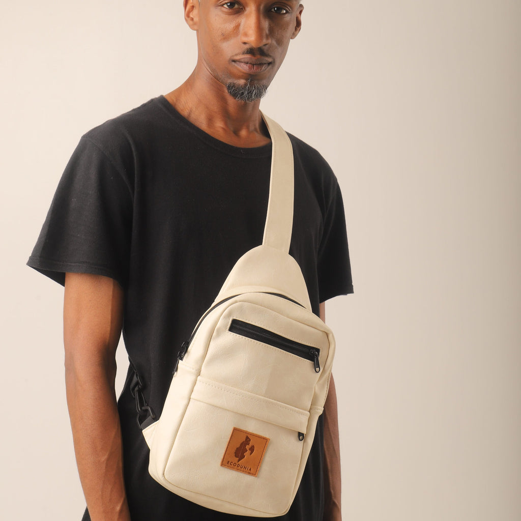 Large Vegan Leather Crossbody Sling Bag | Umoja