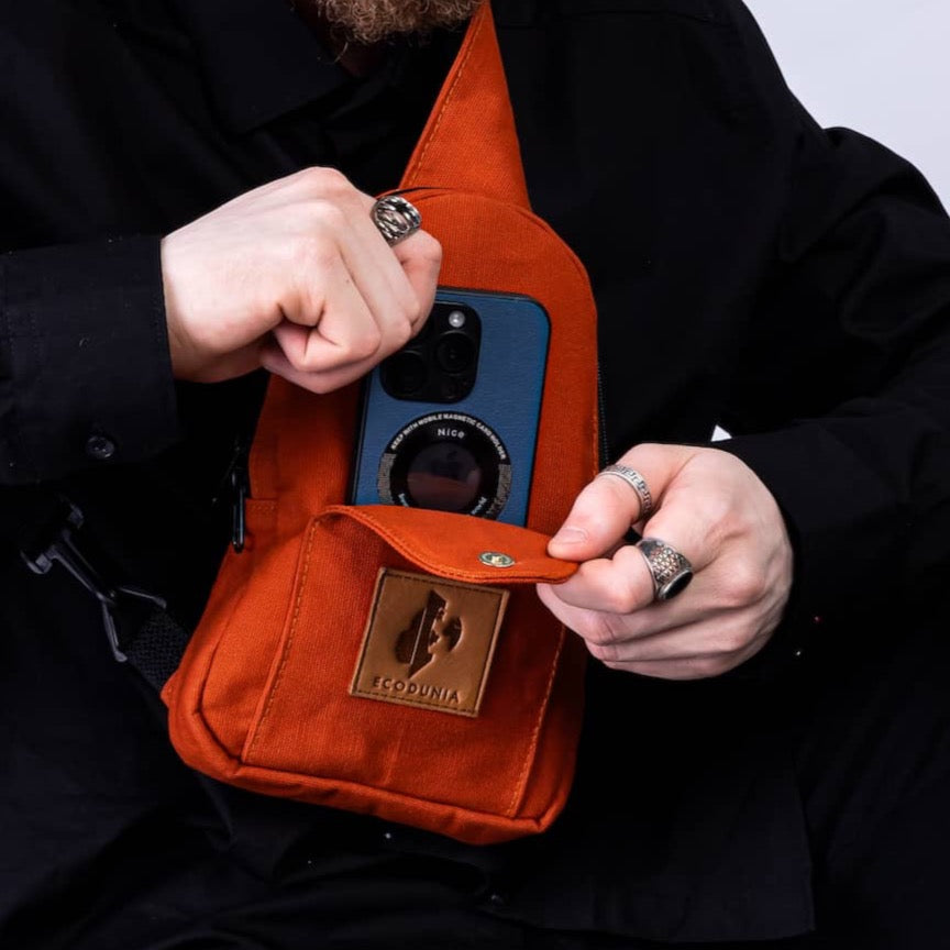 Small Canvas Crossbody Sling Bag for Men & Women | Buru