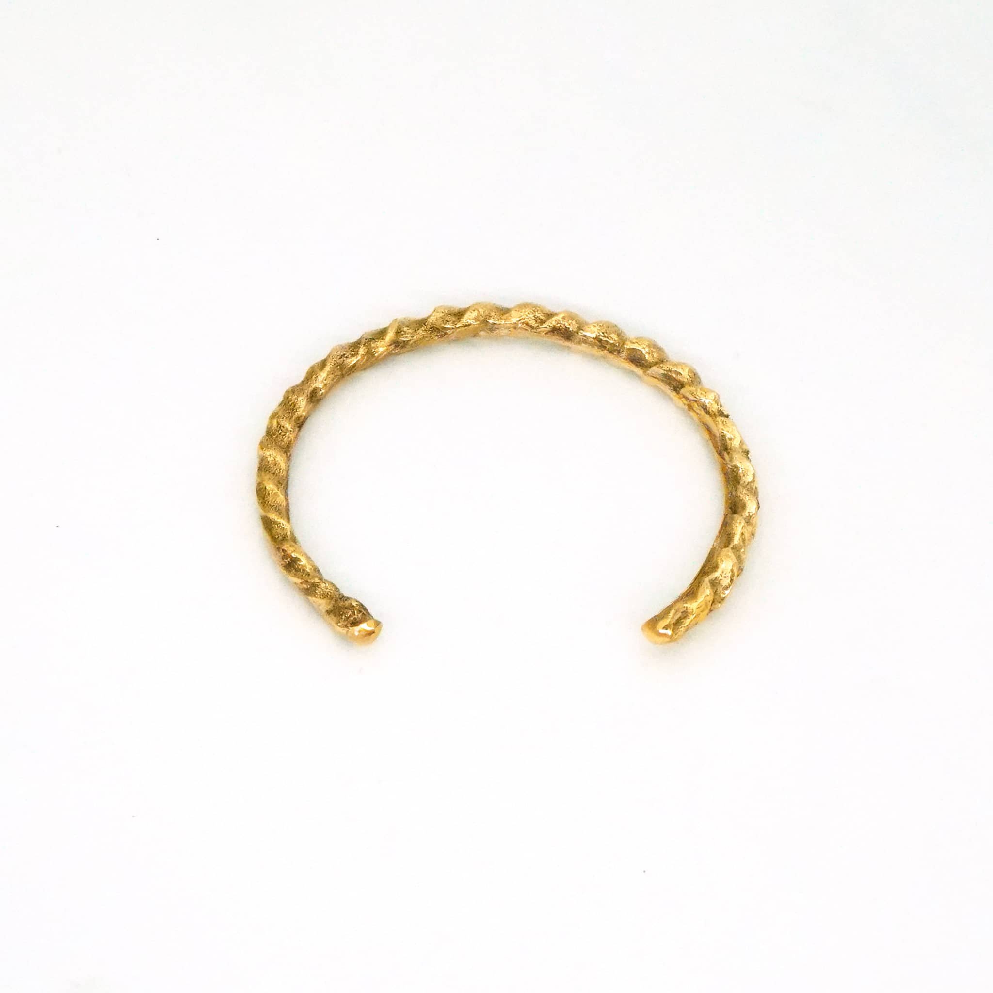 Rope Brass Cuff Bracelet | Kamba