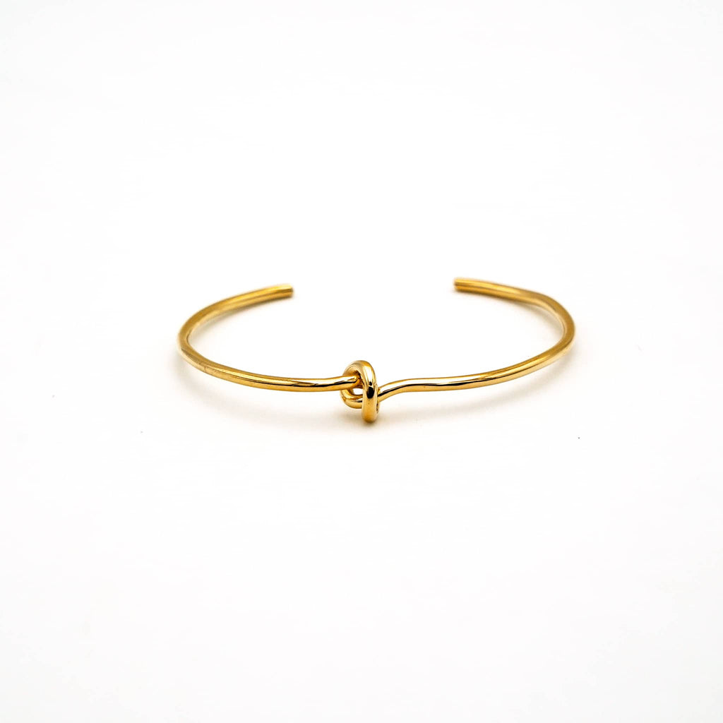 Knot Brass Choker Necklace for Women | Tatu