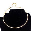 Open Loop Brass Collar Choker Necklace for Women | Pindu