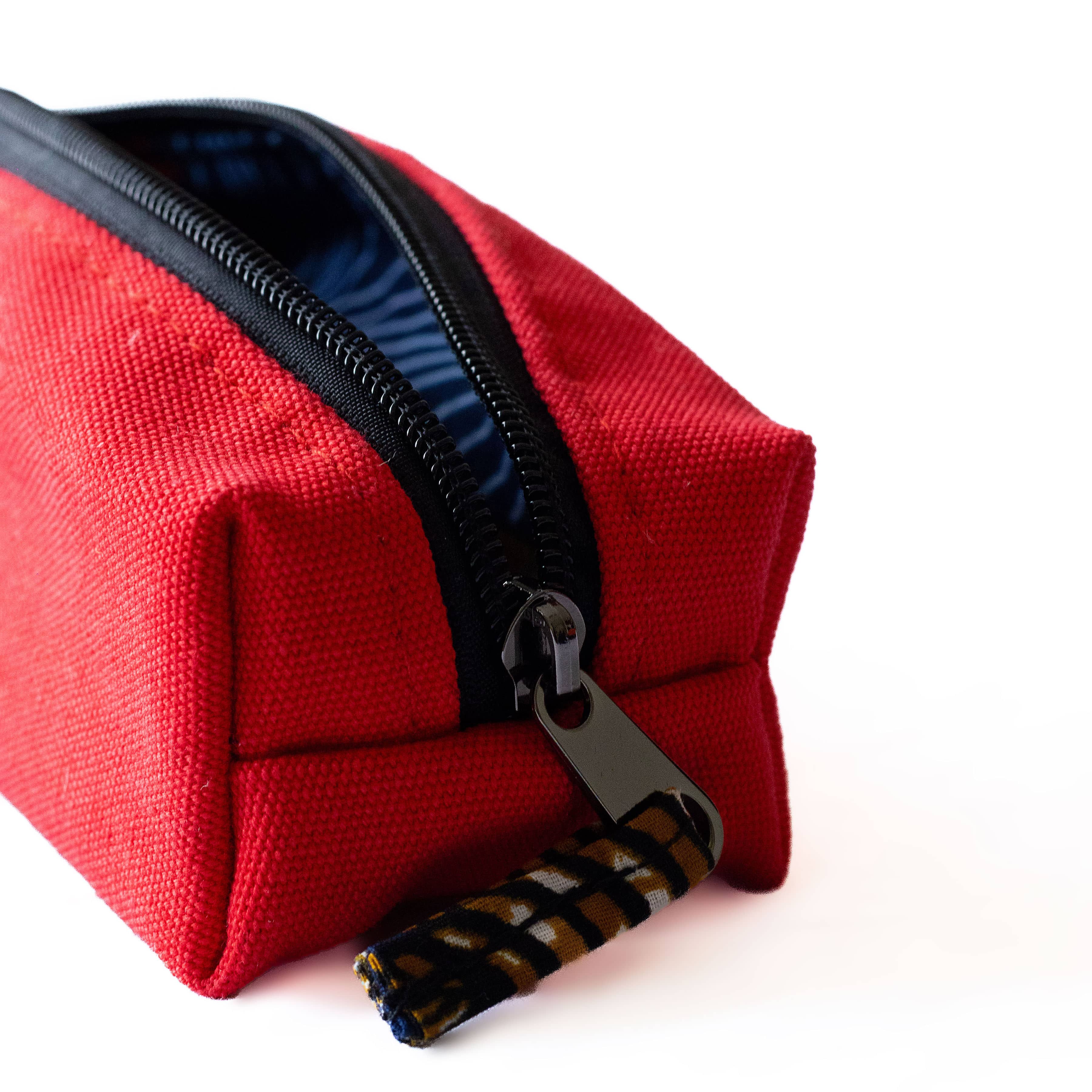 Pencil Pouch Zipper Bag – Fair Trade Cotton Canvas Pencil Case