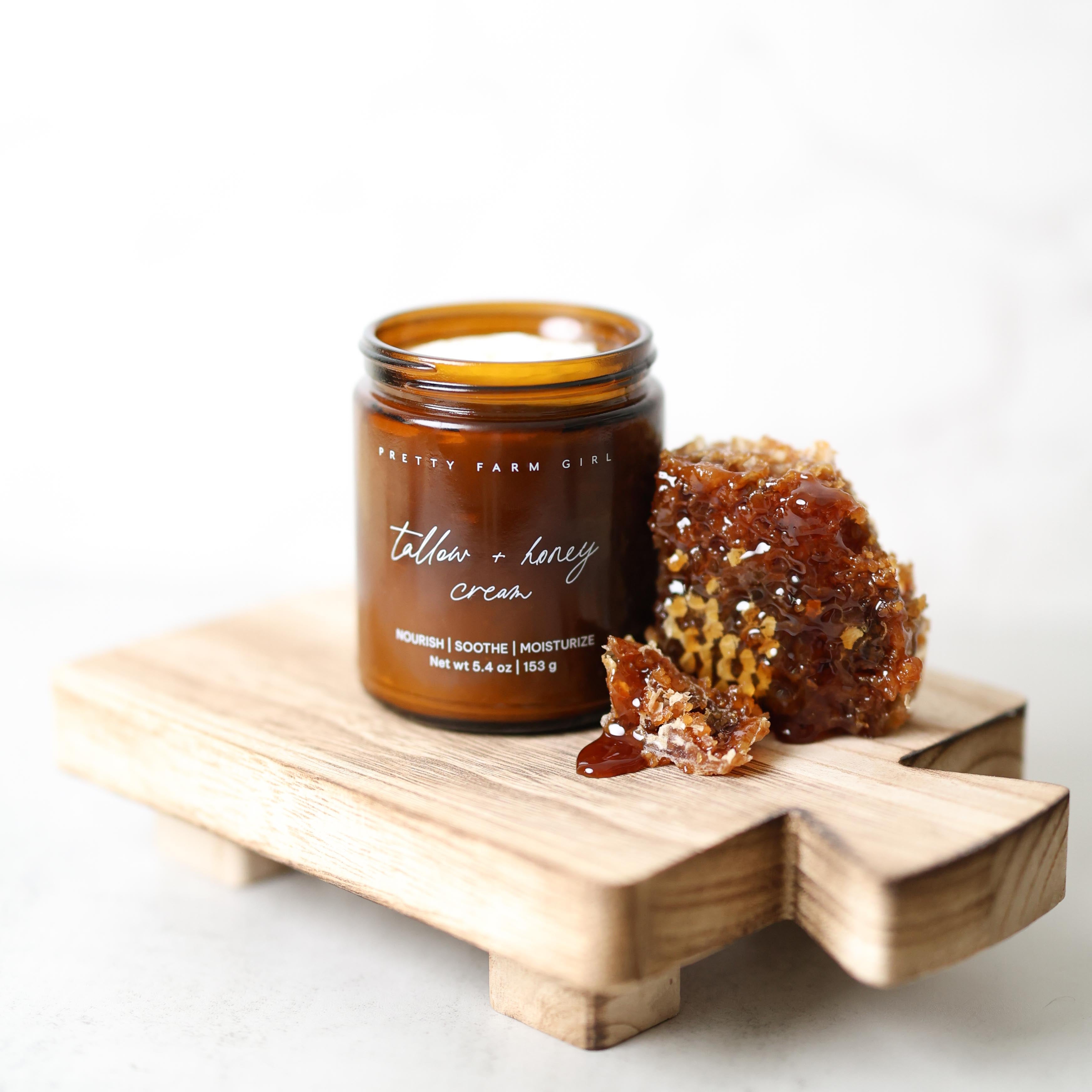 Fragrance Free Tallow + Honey Cream for Sensitive Skin