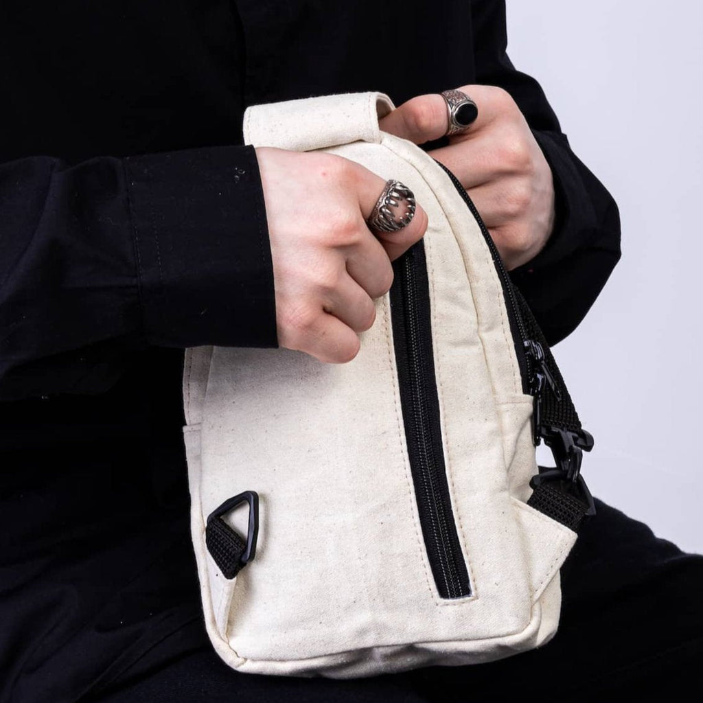 Small Canvas Crossbody Sling Bag for Men & Women | Buru