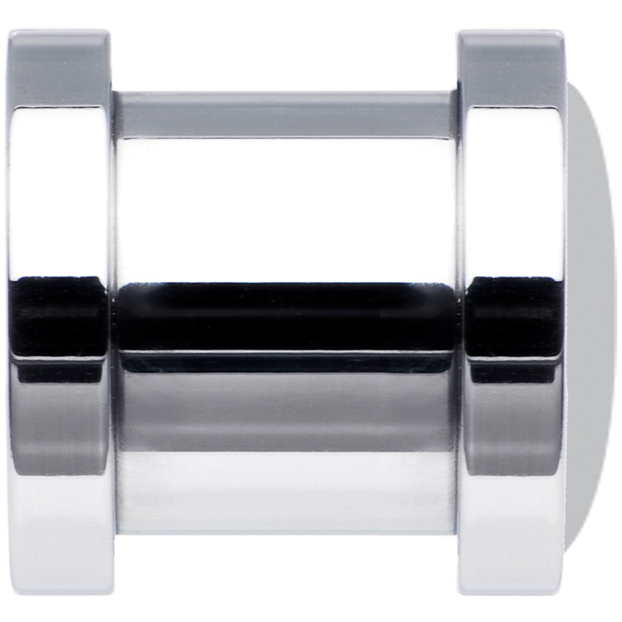 Black White Leopard Eyes Steel Screw Fit Plug Set 2G