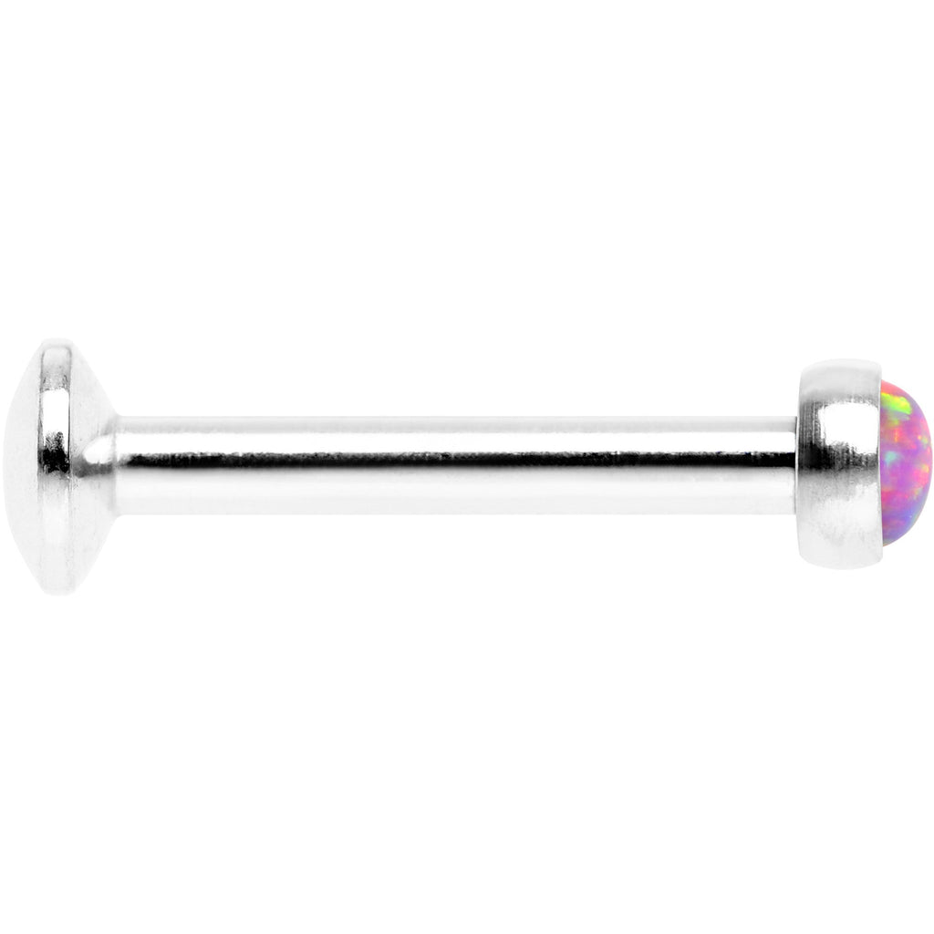 5/16 Pink Synthetic Opal Internally Threaded Daith Cartilage Tragus